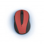Bezdrôtová optická myš MW-400 V2, ergonomická, červená/čierna