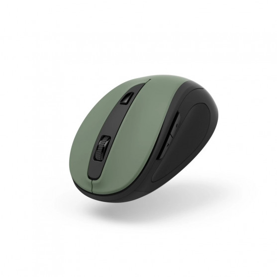 Bezdrôtová optická myš MW-400 V2, ergonomická, zelená/čierna