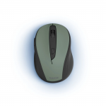 Bezdrôtová optická myš MW-400 V2, ergonomická, zelená/čierna