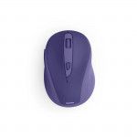 Bezdrôtová myš WM‑400, ergonomická, 6 tlačidiel, tichá, modrá