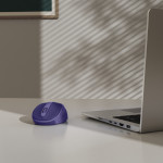 Bezdrôtová myš WM‑400, ergonomická, 6 tlačidiel, tichá, modrá