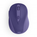 Bezdrôtová myš WM‑400, ergonomická, 6 tlačidiel, tichá, modrá