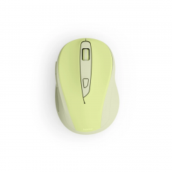 Bezdrôtová myš WM‑400, ergonomická, 6 tlačidiel, tichá, zelená