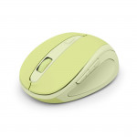 Bezdrôtová myš WM‑400, ergonomická, 6 tlačidiel, tichá, zelená