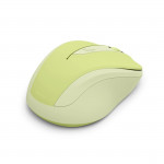 Bezdrôtová myš WM‑400, ergonomická, 6 tlačidiel, tichá, zelená