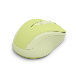 Bezdrôtová myš WM‑400, ergonomická, 6 tlačidiel, tichá, zelená