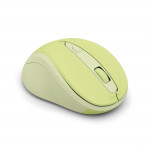 Bezdrôtová myš WM‑400, ergonomická, 6 tlačidiel, tichá, zelená