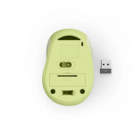 Bezdrôtová myš WM‑400, ergonomická, 6 tlačidiel, tichá, zelená