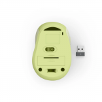 Bezdrôtová myš WM‑400, ergonomická, 6 tlačidiel, tichá, zelená