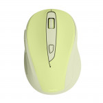 Bezdrôtová myš WM‑400, ergonomická, 6 tlačidiel, tichá, zelená