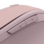 Bezdrôtová myš WM‑400, ergonomická, 6 tlačidiel, tichá, ružová