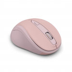 Bezdrôtová myš WM‑400, ergonomická, 6 tlačidiel, tichá, ružová