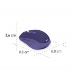 Viaczariad. myš WM-450, bezdrôtová, rádio/BT, 7 tlačidiel, modrá