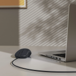 USB myš CM‑200, optická, 4 tlačidlá, tichá, s káblom, čierna USB myš CM‑200, optická, 4 tlačidlá, tichá, s káblom, čierna