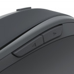 Bezdrôtová myš WM‑400, ergonomická, 6 tlačidiel, tichá, čierna