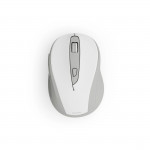 Bezdrôtová myš WM‑400, ergonomická, 6 tlačidiel, tichá, biela