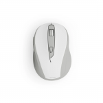 Bezdrôtová myš WM‑400, ergonomická, 6 tlačidiel, tichá, biela