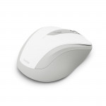 Bezdrôtová myš WM‑400, ergonomická, 6 tlačidiel, tichá, biela