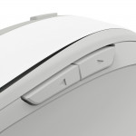 Bezdrôtová myš WM‑400, ergonomická, 6 tlačidiel, tichá, biela