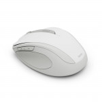 Bezdrôtová myš WM‑400, ergonomická, 6 tlačidiel, tichá, biela