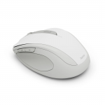 Bezdrôtová myš WM‑400, ergonomická, 6 tlačidiel, tichá, biela