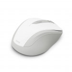 Bezdrôtová myš WM‑400, ergonomická, 6 tlačidiel, tichá, biela