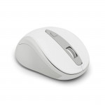 Bezdrôtová myš WM‑400, ergonomická, 6 tlačidiel, tichá, biela