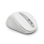 Bezdrôtová myš WM‑400, ergonomická, 6 tlačidiel, tichá, biela