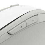 Bezdrôtová myš WM‑400, ergonomická, 6 tlačidiel, tichá, biela