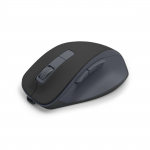 Bezdrôt. myš WM-500, ergonomická, 6 tlačidiel, tichá, akumulátor, čierna