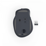 Bezdrôt. myš WM-500, ergonomická, 6 tlačidiel, tichá, akumulátor, čierna