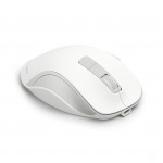 Bezdrôtová myš WM‑500, ergonomická, 6 tlačidiel, tichá, akumulátor, biela