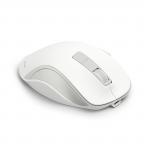Bezdrôtová myš WM‑500, ergonomická, 6 tlačidiel, tichá, akumulátor, biela