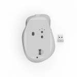 Bezdrôtová myš WM‑500, ergonomická, 6 tlačidiel, tichá, akumulátor, biela
