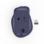 Bezdrôtová myš WM‑500, ergonomická, 6 tlačidiel, tichá, akumulátor, modrá