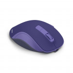 Bezdrôtová myš WM‑500, ergonomická, 6 tlačidiel, tichá, akumulátor, modrá