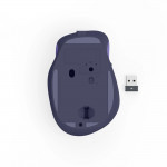 Bezdrôtová myš WM‑500, ergonomická, 6 tlačidiel, tichá, akumulátor, modrá