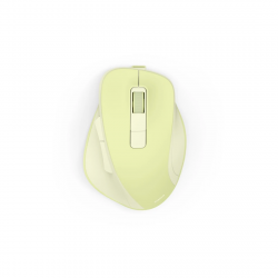 Bezdrôt. myš WM-500, ergonomická, 6 tlačidiel, tichá, akumulátor, zelená