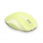 Bezdrôt. myš WM-500, ergonomická, 6 tlačidiel, tichá, akumulátor, zelená