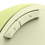 Bezdrôt. myš WM-500, ergonomická, 6 tlačidiel, tichá, akumulátor, zelená