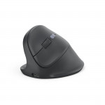 Vertikálna ergonomická myš pre ľavákov EWM-600L, viac zariadení, čierna