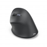 Vertikálna ergonomická myš pre ľavákov EWM-600L, viac zariadení, čierna