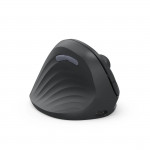 Vertikálna ergonomická myš pre ľavákov EWM-600L, viac zariadení, čierna