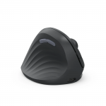 Vertikálna ergonomická myš pre ľavákov EWM-600L, viac zariadení, čierna