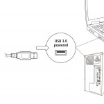 Reproduktory na notebook Sonic Mobil 183, čierno/červené