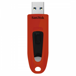 Cruzer Ultra, 32 GB, USB 3.0, 130 MB/s, red