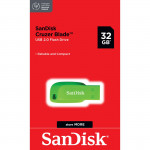 USB Memory Stick Cruzer Blade, 32GB, electric green USB Memory Stick Cruzer Blade, 32GB, electric green