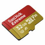 MicroSDHC Extreme 32GB (A1/ V30/ U3/ UHS-I/ Cl.10/ R100/ W60)+Ad. Act.Cam MicroSDHC Extreme 32GB (A1/ V30/ U3/ UHS-I/ Cl.10/ R100/ W60)+Ad. Act.Cam