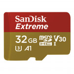 MicroSDHC Extreme 32GB (A1/ V30/ U3/ R100/ W60) + Adapter Mobile MicroSDHC Extreme 32GB (A1/ V30/ U3/ R100/ W60) + Adapter Mobile