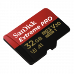MicroSDHC Extreme Pro 32GB (A1/ V30/ U3/ R100/ W90) + Adapter Mobile